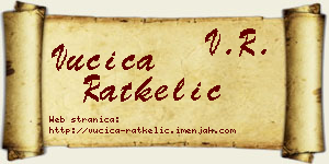 Vučica Ratkelić vizit kartica